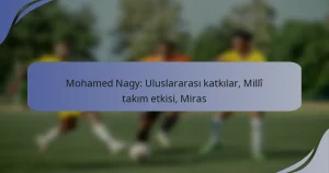 Mohamed Nagy: Uluslararası katkılar, Millî takım etkisi, Miras